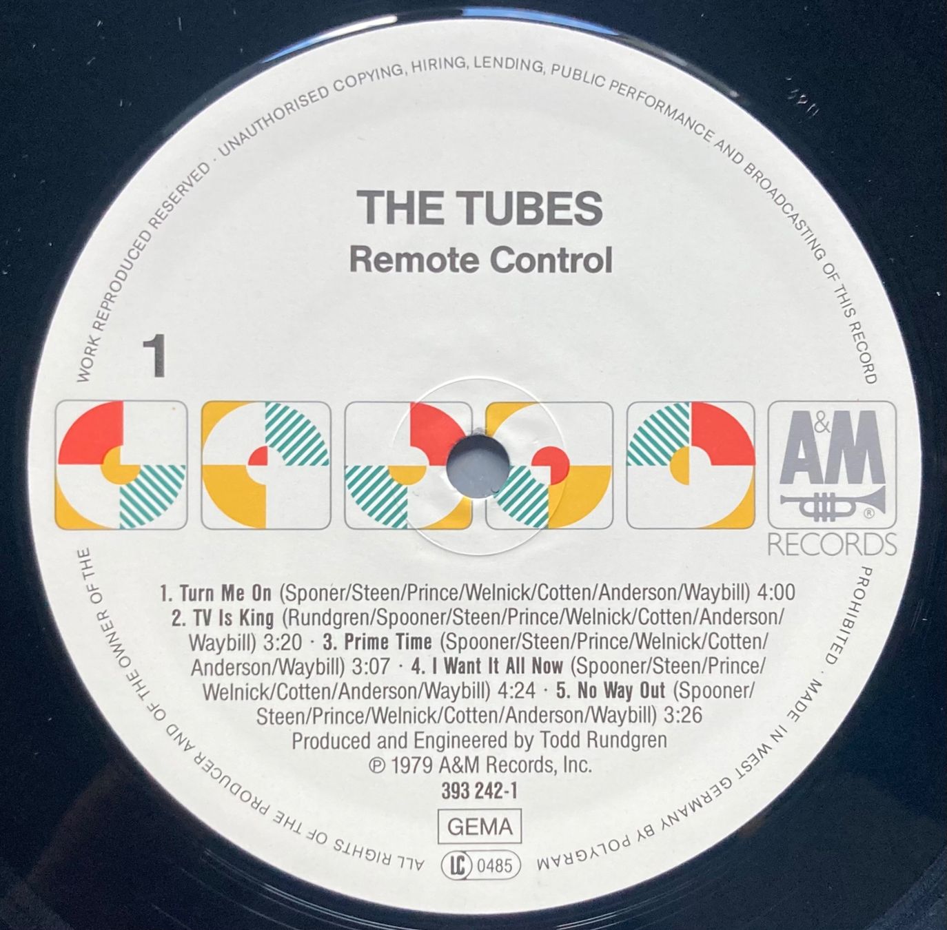 Schallplatten: THE TUBES - REMOTE CONTROL – Gebraucht aus Poliez-Pittet von Newtown-Records 2
