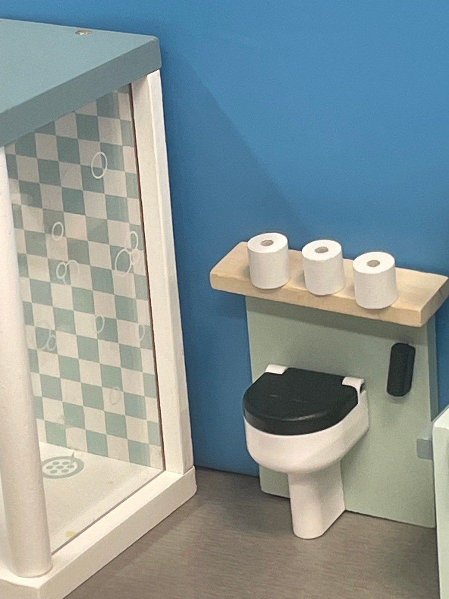 Case e mobili per bambole: wenige Küchen- u. Badezimmer Puppenhaus Möbel "Tender Leaf" – Usato da Sirnach venduto da sagrotin 7