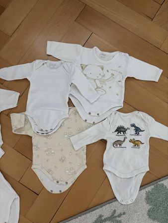 Baby Body Set langarm verschiedene Motive in Grösse 50-56-62