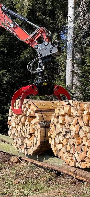 Greifer: Holzgreifer/ Holzzange inkl. Rotator – Gebraucht aus Steinhuserberg von FK93 4
