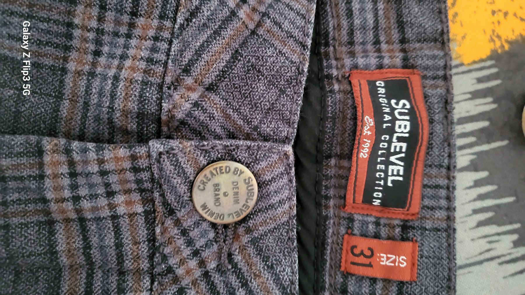 Jeans: SUBLEVEL Karo Cargohose Gr.31 – Nuovo e nell'imballaggio originale da Zürich venduto da El17an 5