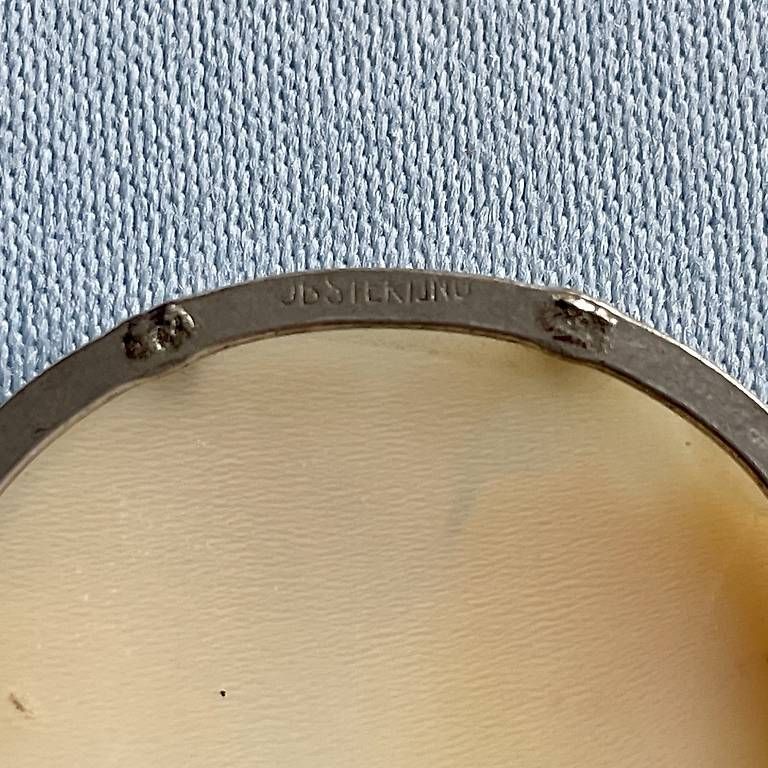 Ciondoli: Vintage silber shell Cameo Anhänger – Usato da Zürich venduto da chr_v8sv 2