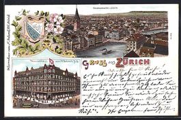 Litho Zürich, Warenhaus vorm. F. Jelmol