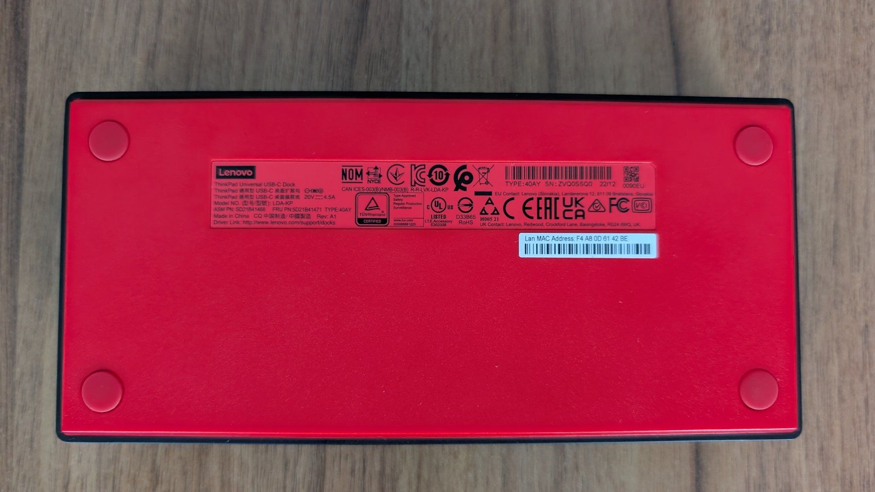 Lenovo Docking station: ThinkPad Universal USB-C Dock 40AY – Usato da Oberwil-Lieli venduto da meipa3000 5