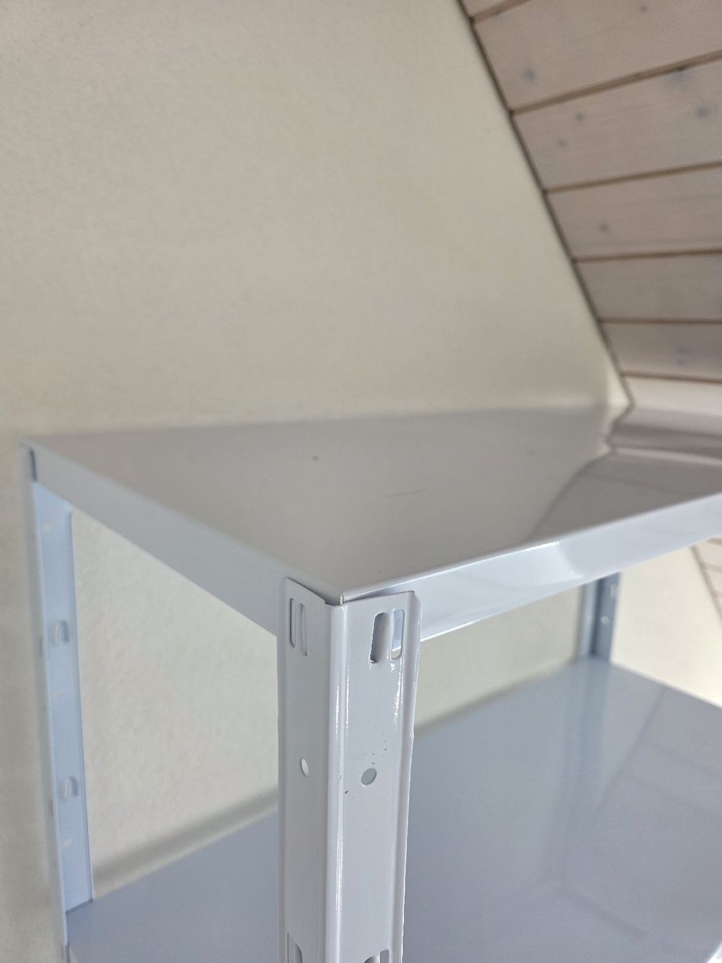 Scaffali: Regal weiss 5 Ablagen Metall Weiss – Usato da Neerach venduto da TomBae 1