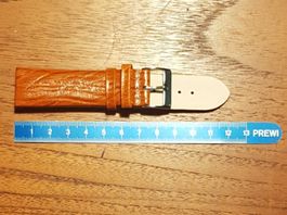 22mm Bracelet de montre en cuir
