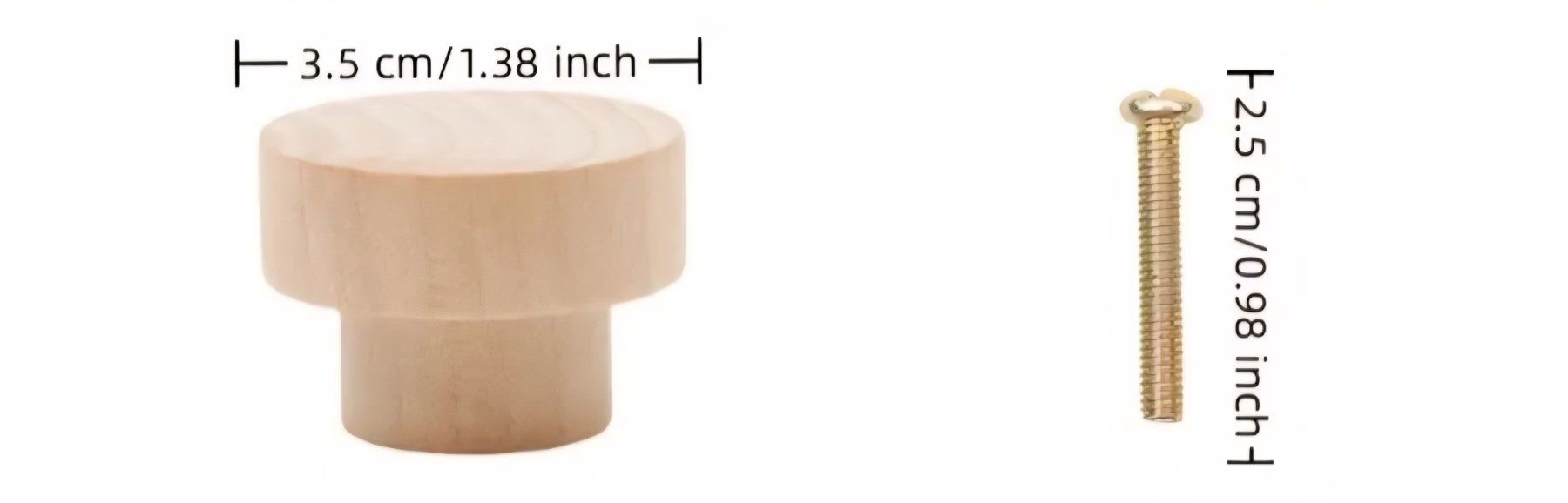 Articoli in legno: Möbelknöpf aus Holz, 12 Stück – Nuovo e nell'imballaggio originale da Bern venduto da jel_cc8z 1