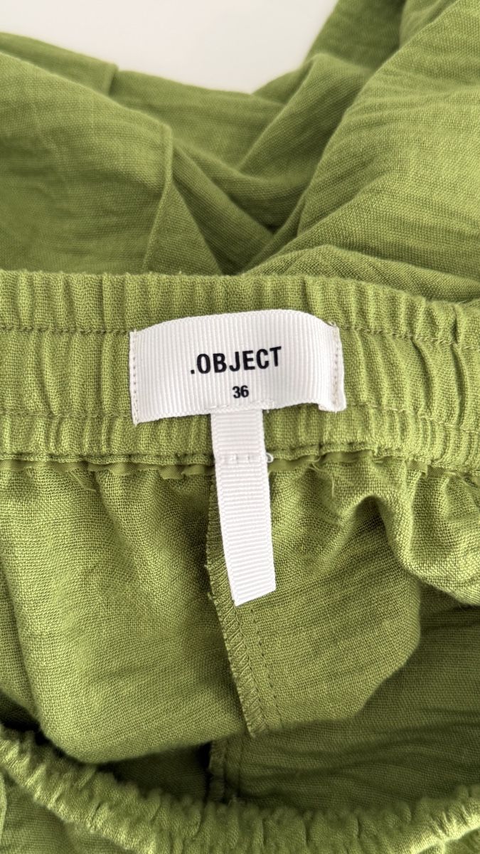 Pantaloni: Damenhose OBJECT grün 36 neuwertig – Usato da Liestal venduto da kurz.weilig 1