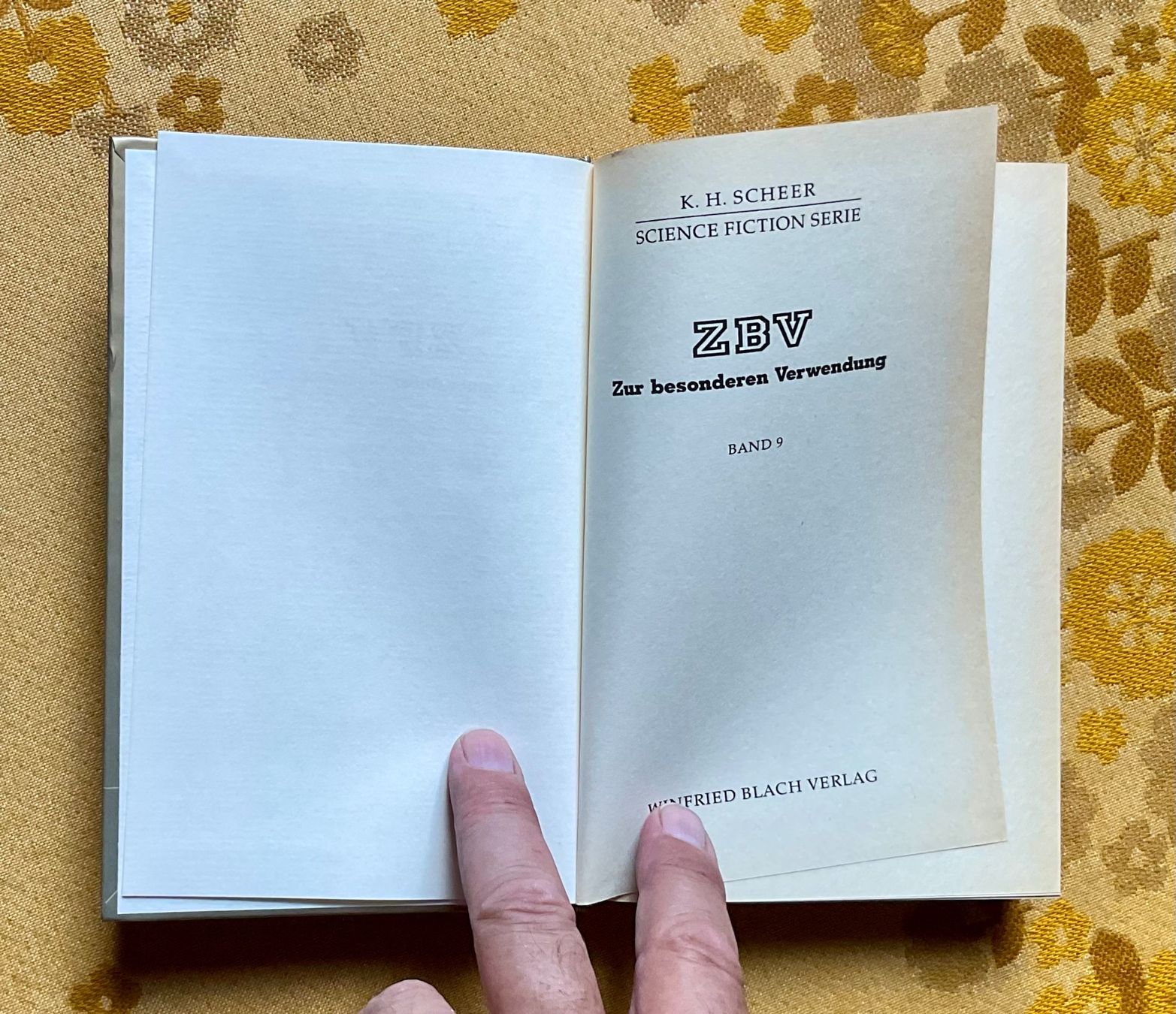 Livres: ZBV Science Fiction Serie Buch Nr 9 – D'occasion à Endingen par nathan05 3