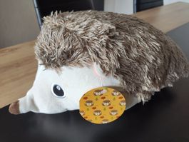 Couverture-peluche hérisson + sac à bandoulière