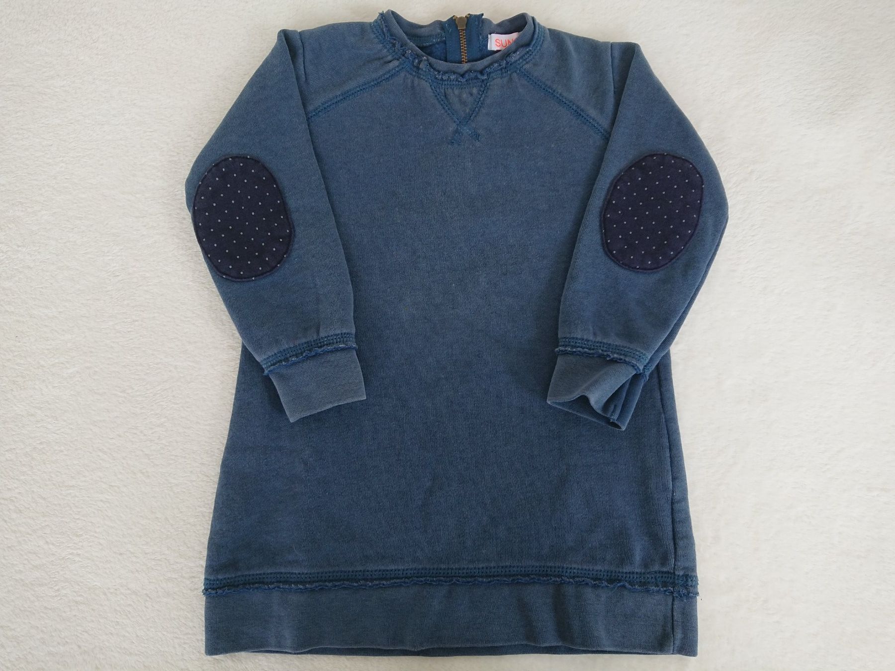 Vestiti & Gonne: Basic Baby Girl Longpullover Kleid Gr. 92 2Y Dunkelblau – Usato da Hallau venduto da CHACLA