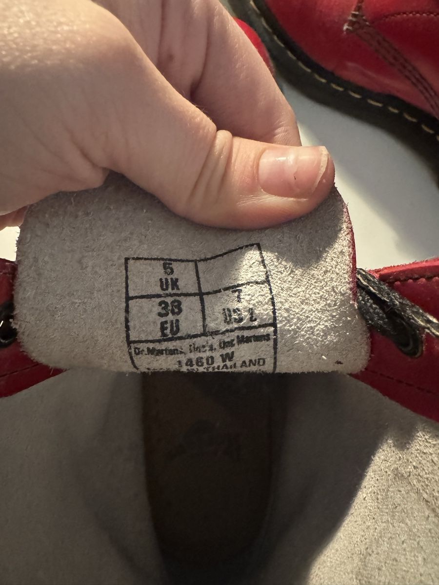 Dr. Martens Scarpe da donna: Dr Martens 38, Rot – Usato da Niederrohrdorf venduto da 05f_qbj6 2