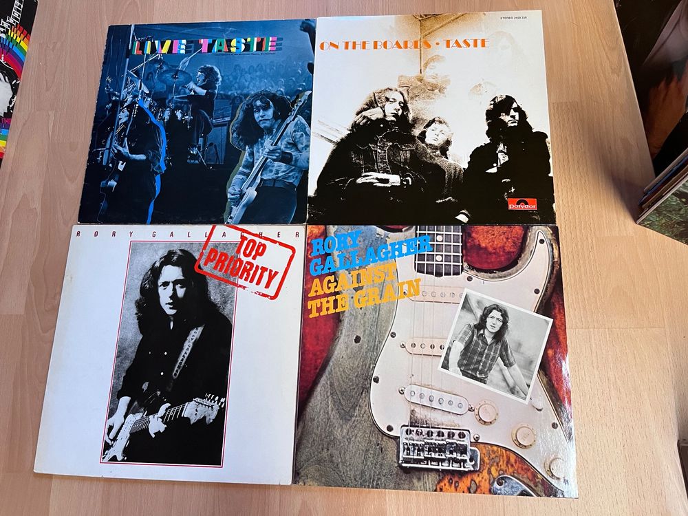 Rory Gallagher & Taste - 4 kultige Vinyl Alben (Gebraucht) in Giebenach ...