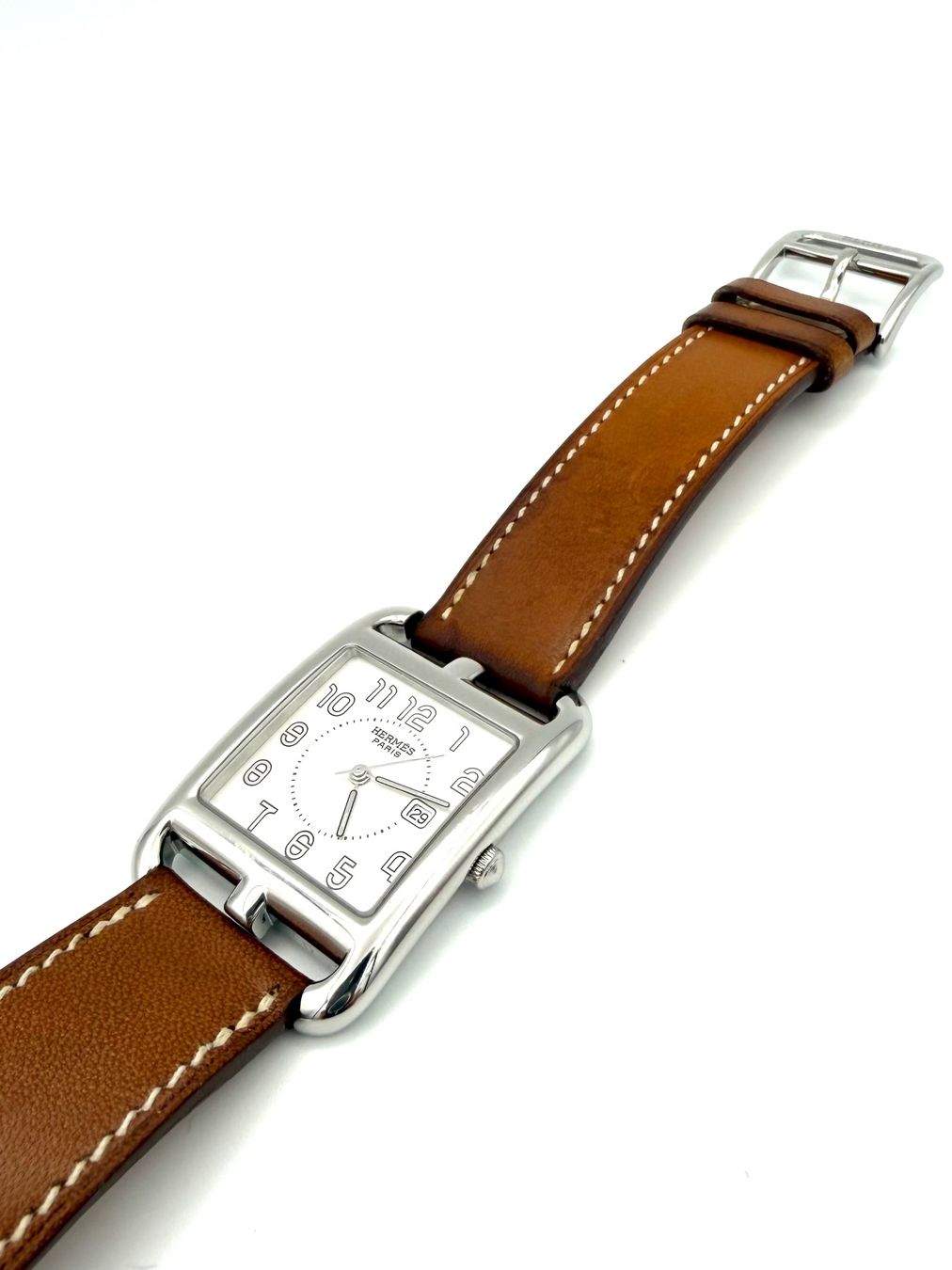 Hermès Orologi: HERMES. Collection "Cape Cod", montre de dame (full set) – Usato da Renens VD venduto da Diademe.sarl 3