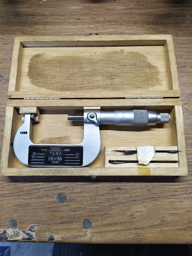 Tesa Misurare: Aussen Micrometer Tesa 25-50mm – Usato da Walkringen venduto da petro06