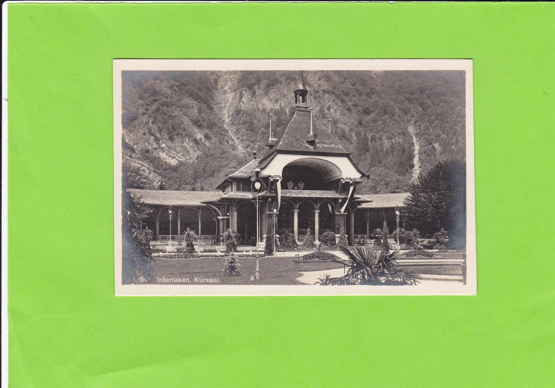 Ansichtskarten: Interlaken-Kursaal – Gebraucht aus St. Peterzell von neckertal