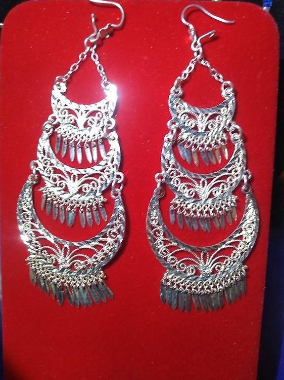 LeCalla Orecchini A Goccia In Argento 925 Con Filigrana – Eleganti E Ipoallergenici