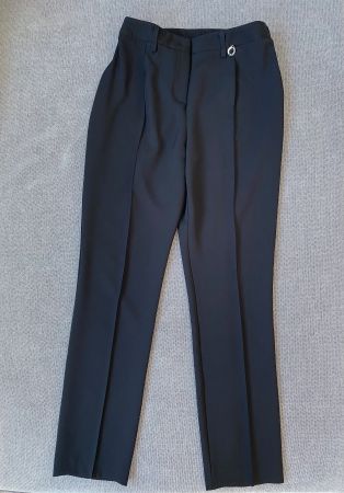 Mangano schwarze Damenhose Grösse 38 Made in Italy