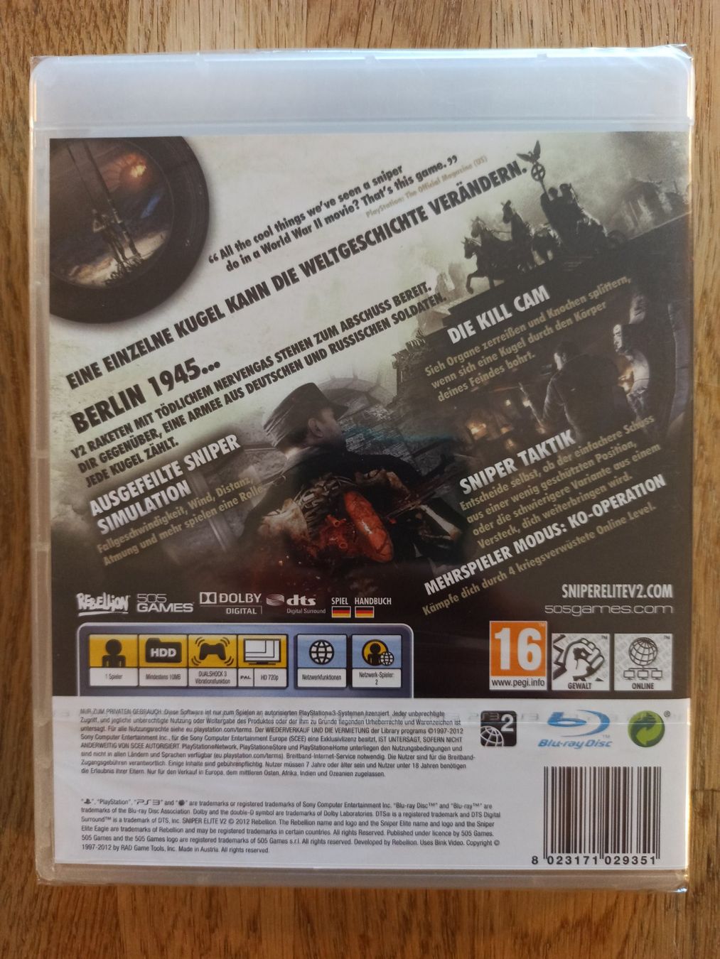 Spiele: Sniper Elite V2 PS3 Neu & Sealed – Neu und originalverpackt aus Oberweningen von mar_87mx 1