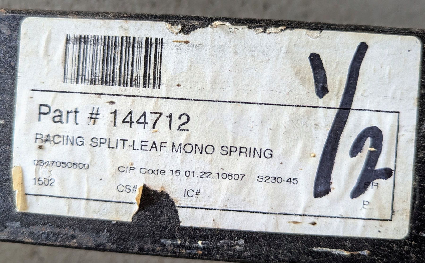 Tutti pezzi di ricambio auto: Monoblattfedern / Racing Split Mono-Leaf Springs – Nuovo (secondo la descrizione) da Buttikon SZ venduto da Frangipani20 2