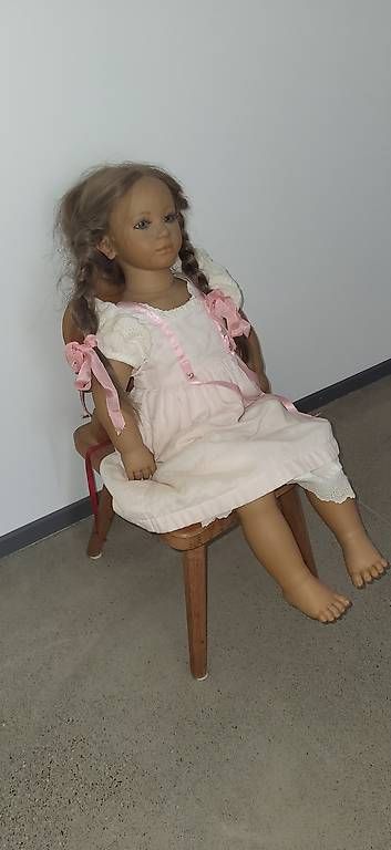 Bambole: Annette Himstedt Puppe Kinder 1990/91 – Usato da Thundorf venduto da cla_kz8x