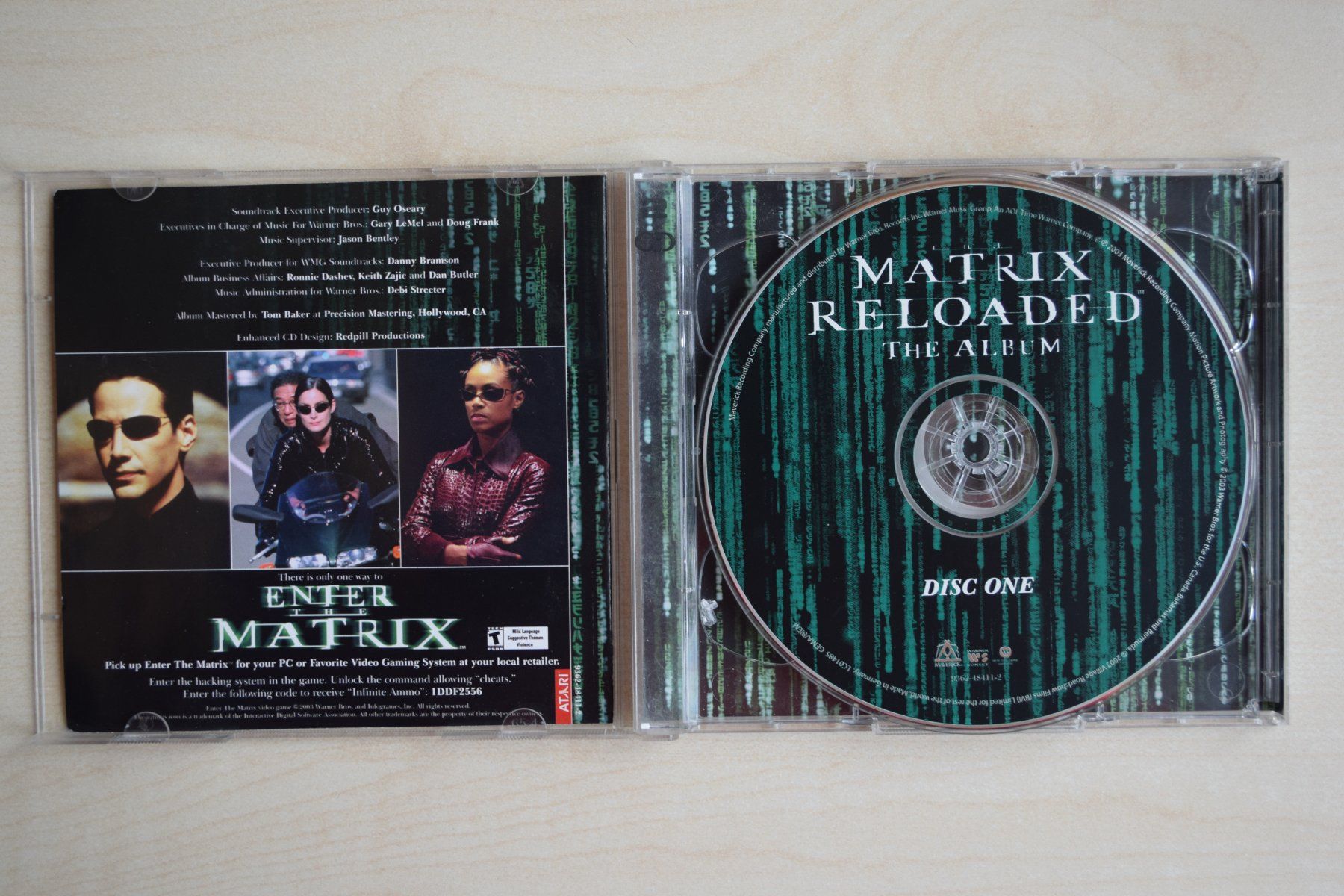 CD: MATRIX RELOADED  2CDs. (581) – Usato da Reutigen venduto da DONDON55 3