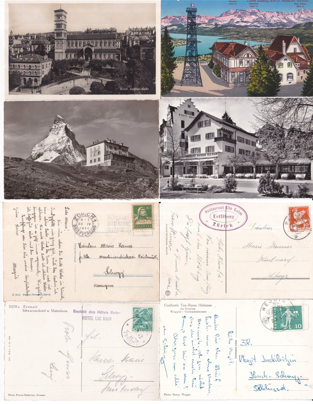 Ansichtskarten: 25 Alte CH Ansichtskarten, Postkarten – Gebraucht aus Münchwilen AG von Nesar 2