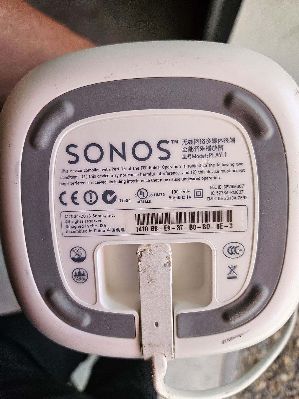 Sonos Casse acustiche: 2x Sonos One Gen.1 defekt? – Difettoso da Reitnau venduto da blue52 1