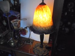 Alte, grosse Tischlampe ca. 1950-60