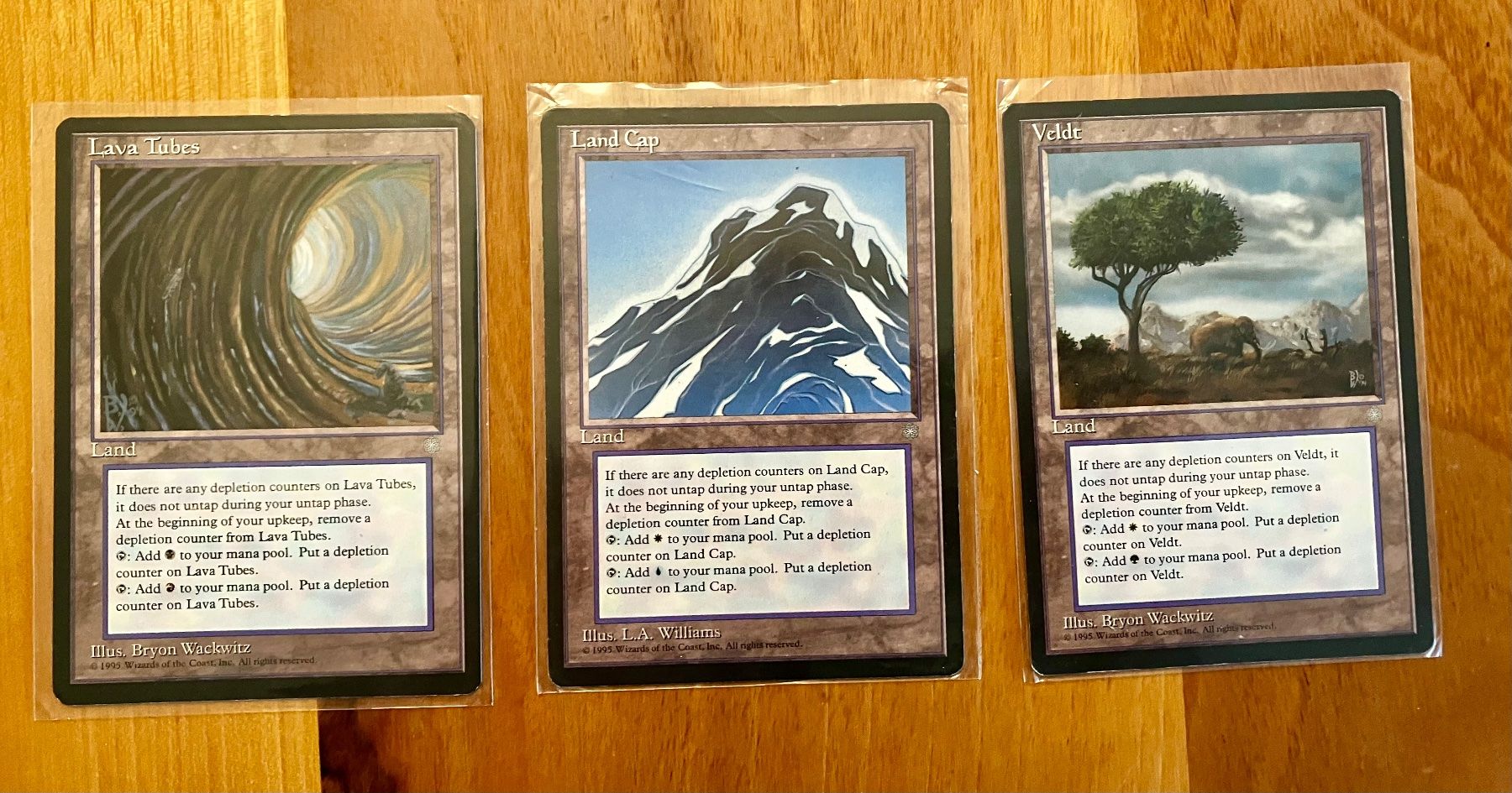 Hasbro Spiele: Magic The Gathering - Ice Age - Land (non-basic): 3 Karten – Gebraucht aus Wabern von SuperKingChris