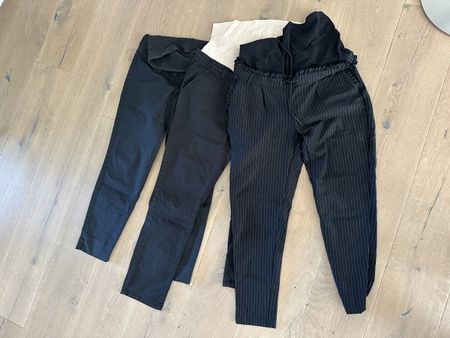 Schwangerschaftshosen Schwarz Gr. 38/40