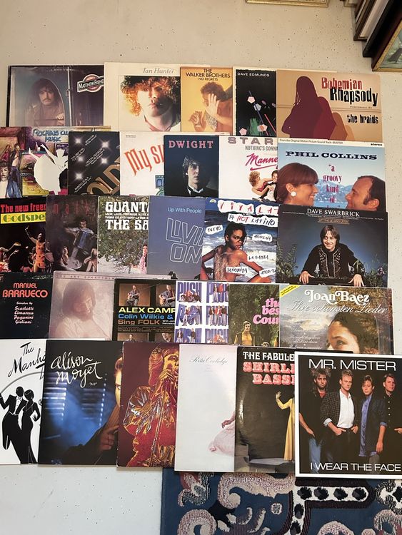 250x Schallplattensammlung LP Vinyl A Bis Z Sortiert Rock Pop Rap Hip Hop Soul