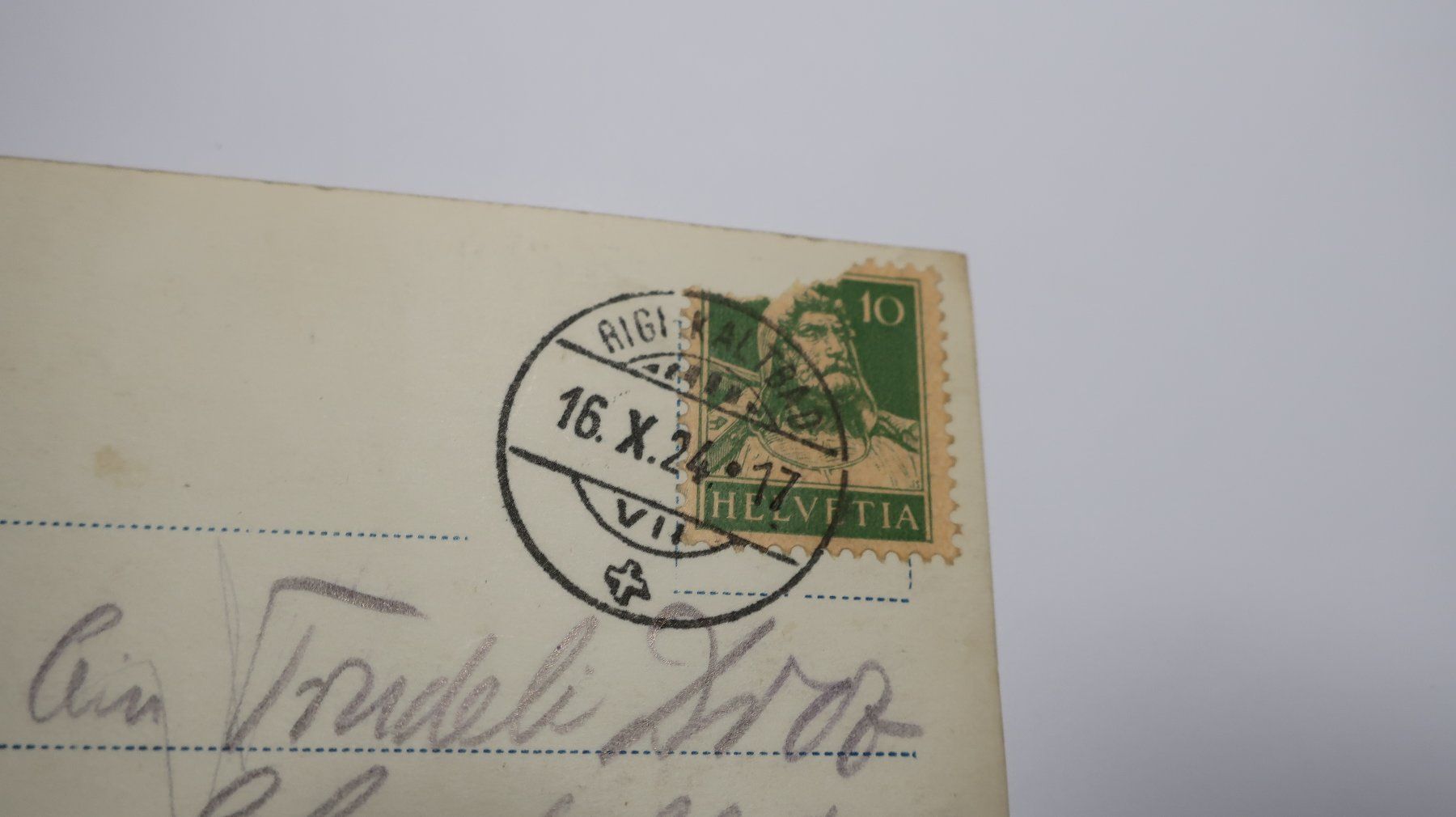 Cartoline postali: Rigi und die Berneralpen  1924 – Usato da Cormoret venduto da Pascalll2001 6
