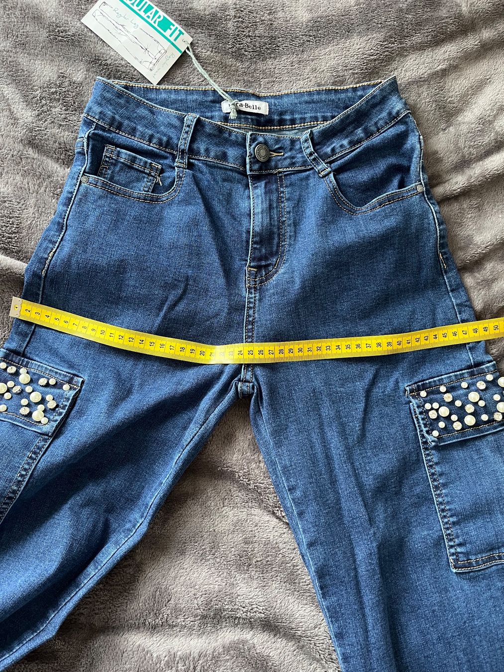 Jeans: New jeans with stones size S – Nuovo (secondo la descrizione) da Chêne-Bougeries venduto da Seetooyoo 3