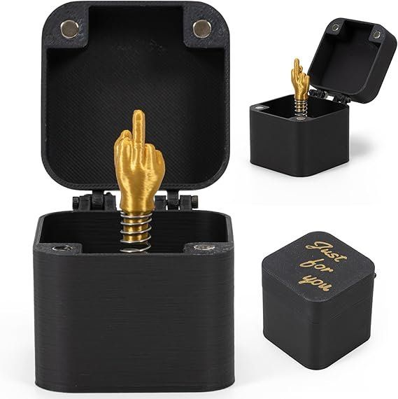 Coffret cadeau surprise drôle de doigt d'honneur, cadeaux de doigt d'honneur, coffret cadeau ennuyeux