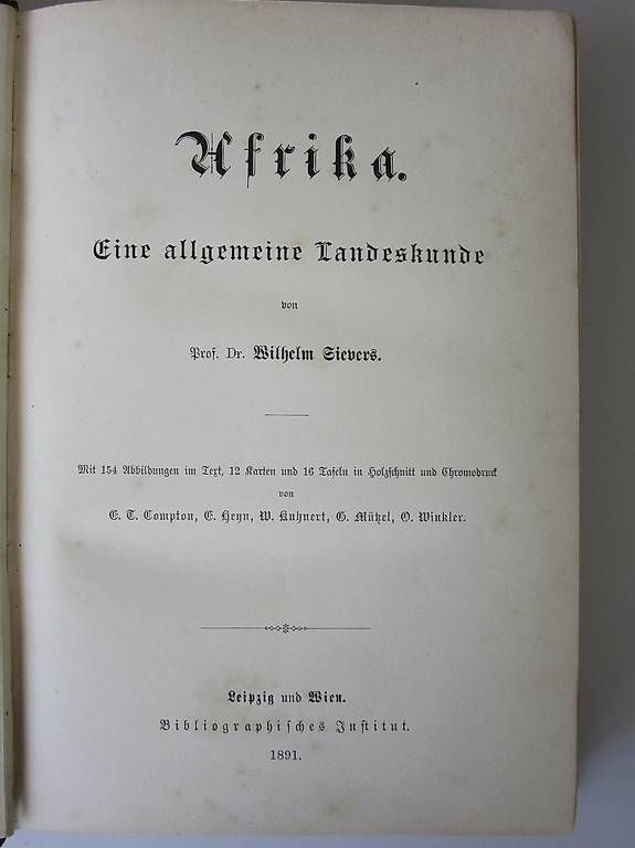 Libri: Afrika, Eine allgemeine Landeskunde – Usato da Chernex venduto da Nouveaunom