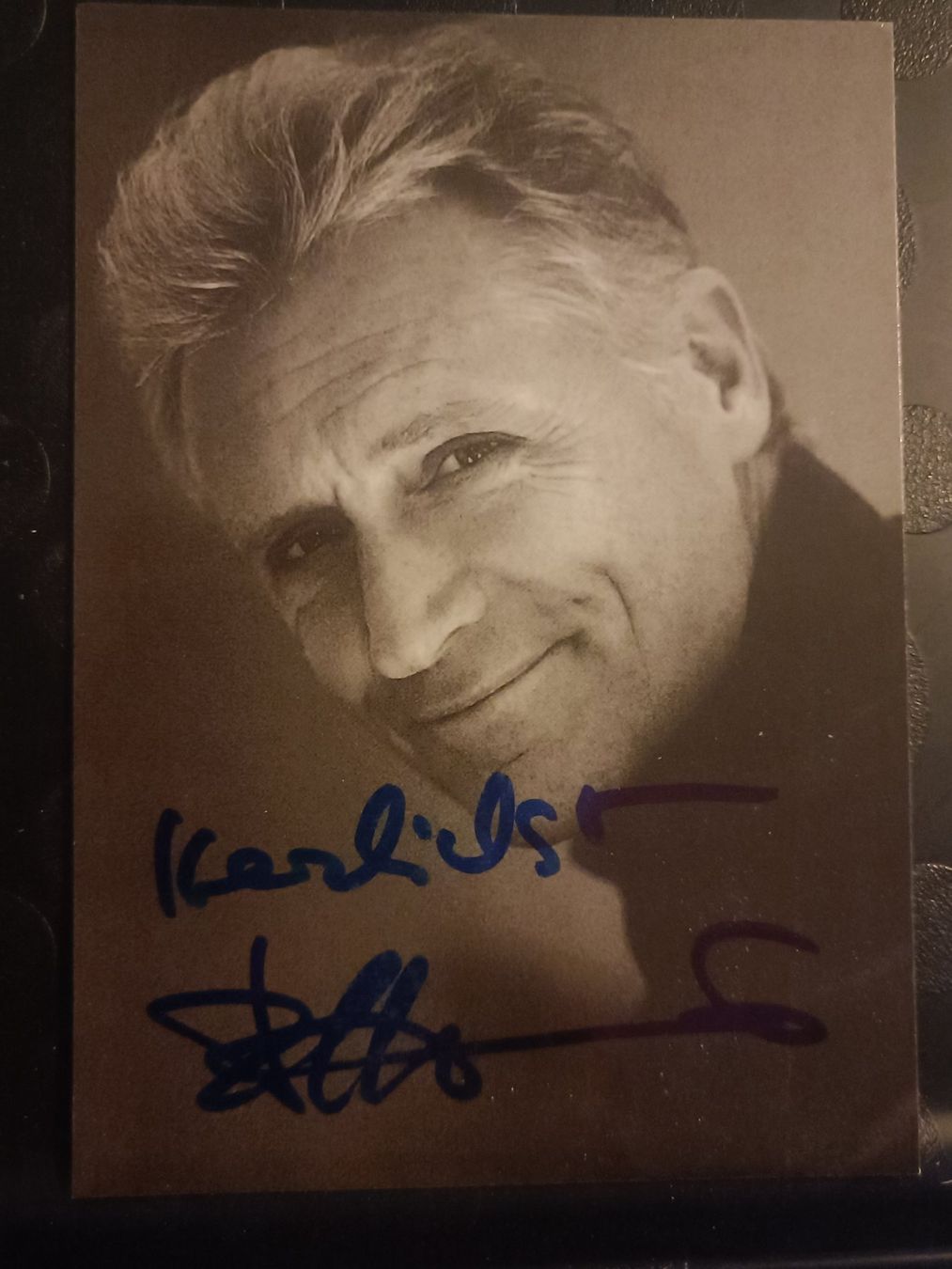 Autografi: Robert Atzorn - handsigniert - Tatort – Usato da Menziken venduto da Artographs