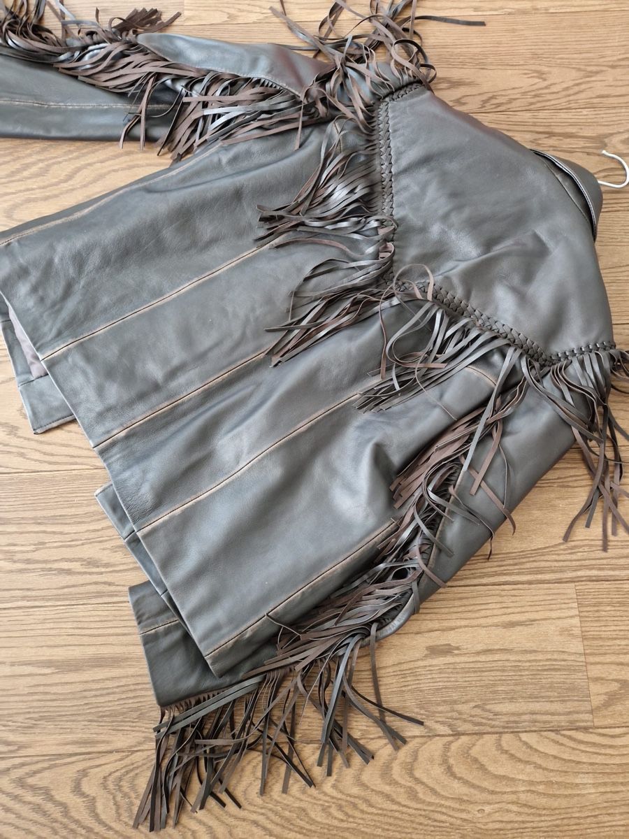 Max Mara Giacche: Lederjacke Weekend Max Mara braun mit Fransen – Nuovo (secondo la descrizione) da Wohlen AG venduto da Coco_91 1
