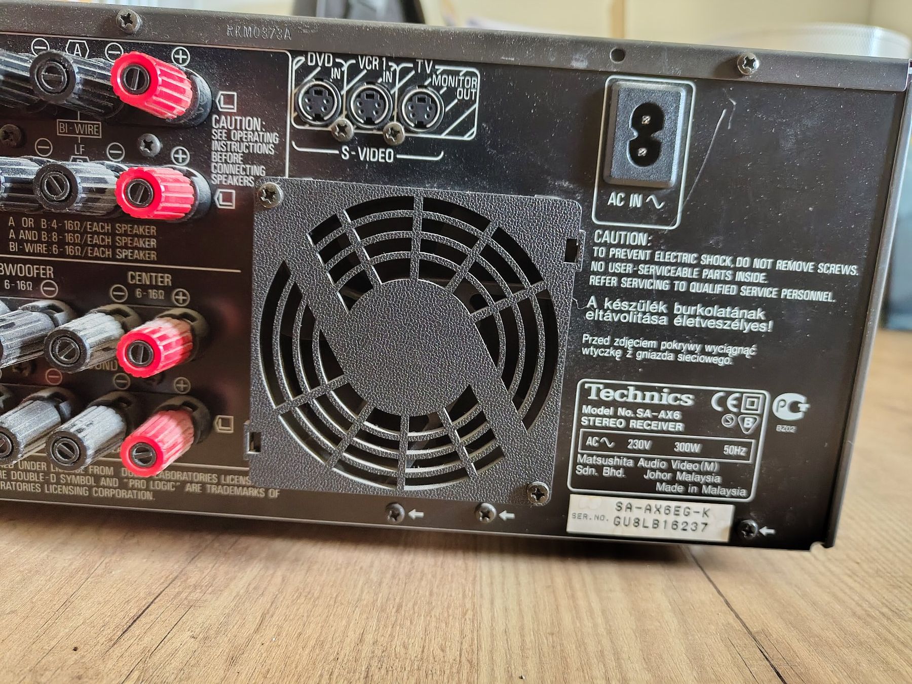 Technics Verstärker: Technics AV Control Receiver schwarz mit Fernbedienung – Gebraucht aus Lichtensteig von Watarinotori 3