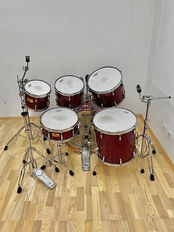 Musikinstrumente: Drumset Pearl Masters, Maple shells, 6-teilig, plus Hardware – Gebraucht aus Frauenfeld von Profi0