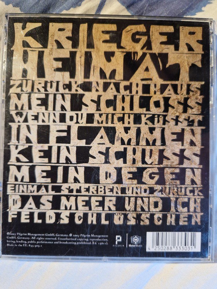 CD: Krieger – Krieger - a – Usato da Brittnau venduto da Zibu 1