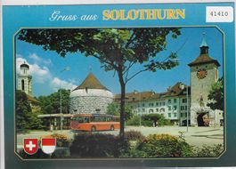 Gruss aus Solothurn - Amtshausplatz mit Bieltor