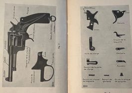 Ww2 Reglement 1939 revolver 82/29 cartouche 7,5 mm