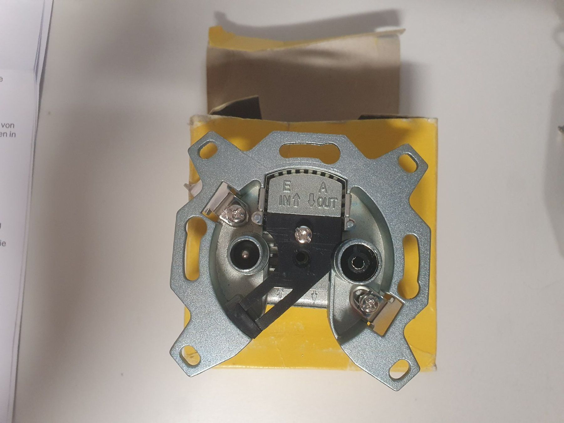Stecker: tv Dose Antennendose catv14 up – Neu und originalverpackt aus Zürich von Alibaba1234