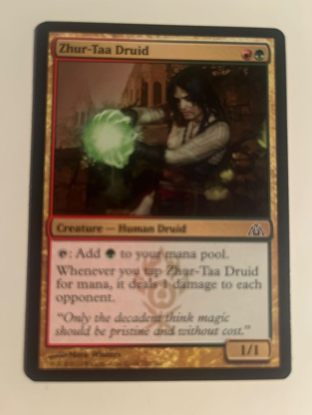 Magic The Gathering Carte collezionabili: 1 x Zhur-Taa Druid - Magic: The Gathering - MtG – Usato da Kriens venduto da Shadi1980