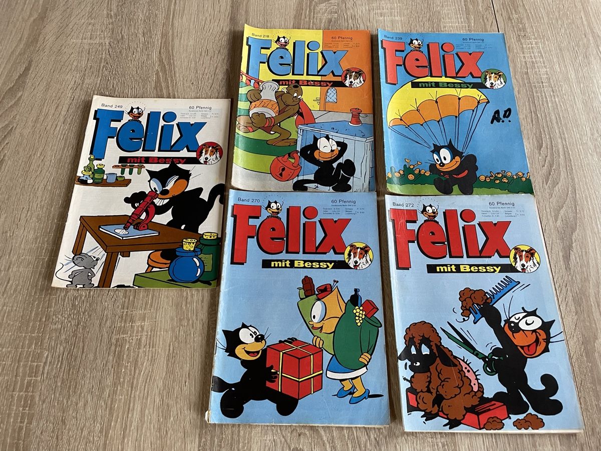 Comics: 17 Nostalgische Felix Comics mit Bessy – Gebraucht aus Emmen von  4