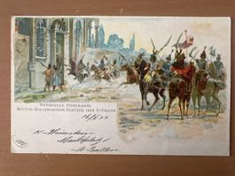St. Gallen 1899 Offizielle Festpostkarte Hist.Festzug Nr1