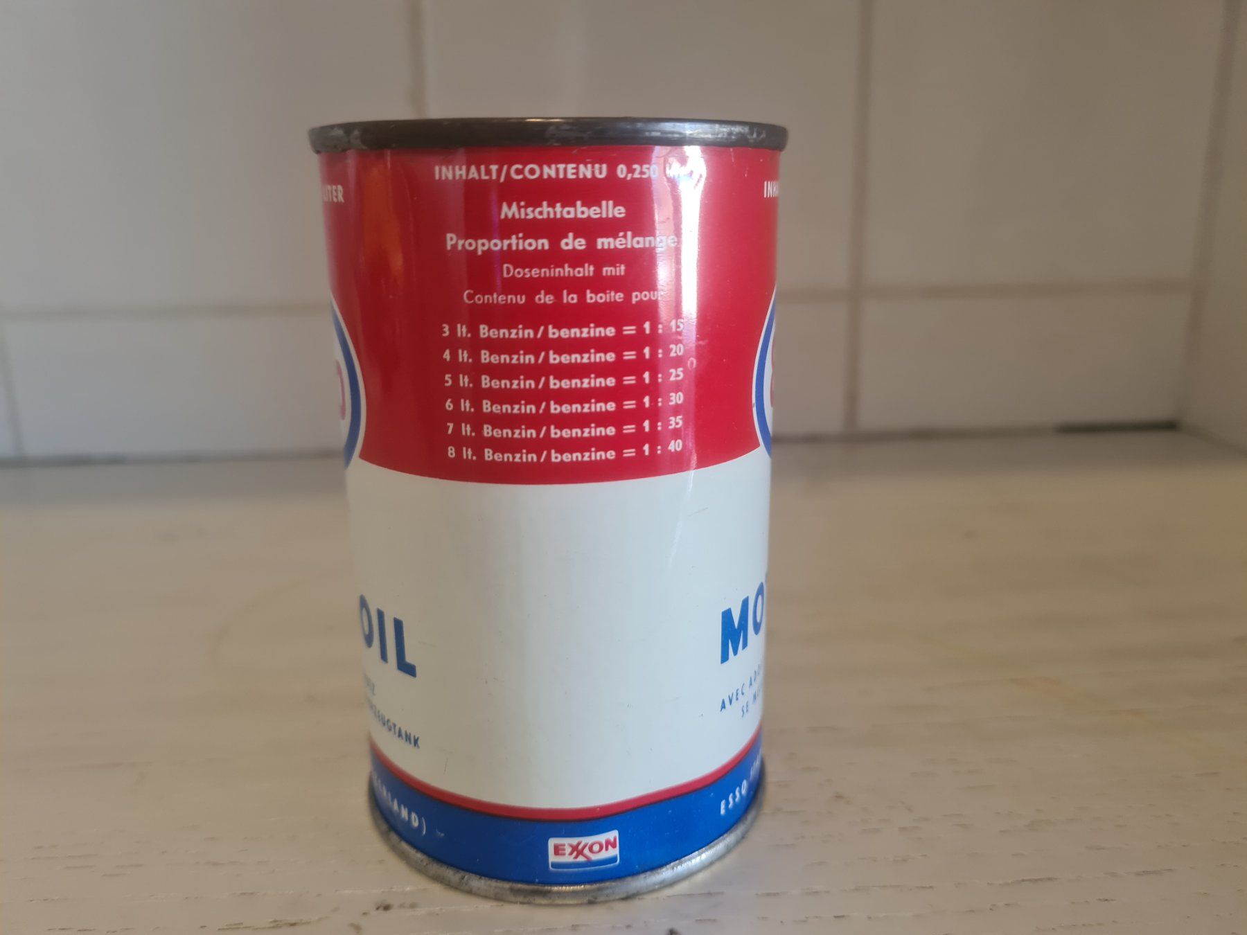 Sonstiges Fahrzeugzubehör: ESSO 2-T BIDON SWITZERLAND NEW OLD STOCK VINTAGE – Gebraucht aus Bellevue von BURGOLMANIA 3