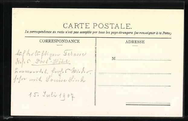 Cartoline postali: AK Thusis, Ortspartie mit Post-Hotel – Usato da Berlin venduto da bartko-reher 1