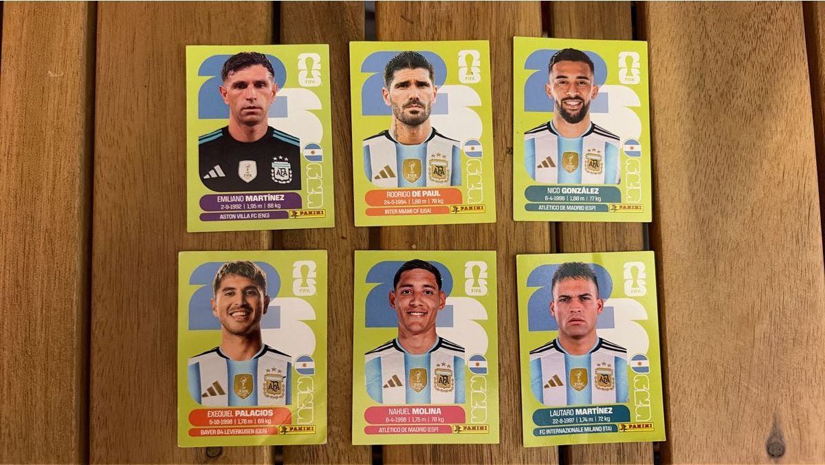 Panini Carte collezionabili: Panini Karten Fussball Argentinien 6 Stk. – Usato da Luzern venduto da Meteli